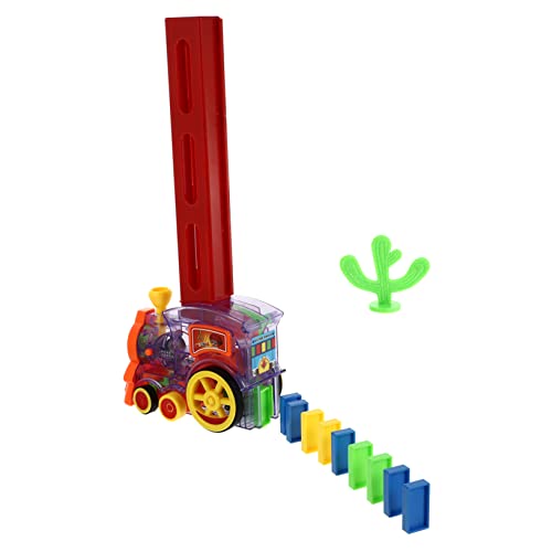 Abaodam 1 Satz Domino interaktives entwicklung Fun Toy kindererziehung spielzeuge weihnachtszug kleines Zugspielzeug Abs von Abaodam