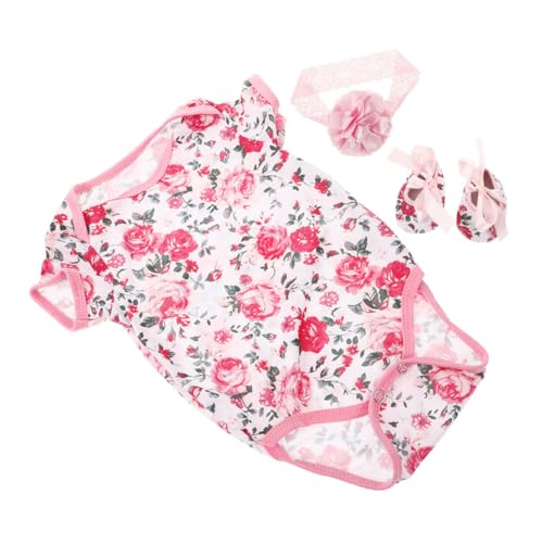 Abaodam 1satz Doll Kleidung Für Neugeborene Jahre Mit Schuhen Und Haarband Sommer-Outfits Für Puppen Zum Ankleiden Geeignet Für Puppen Rosenmuster Abaodam 1satz Doll Kleidung Für Neugeborene Jahre Mit Schuhen Und Haarband Sommer-Outfits Für Puppen Zum Ankleiden Geeignet Für Puppen Rosenmuster von Abaodam