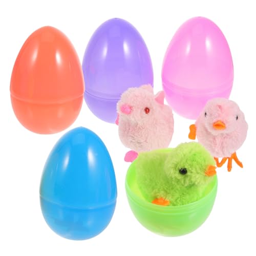Abaodam 1 Satz Eierschalen-kaninchen-hühner-set Tragen Sie Springende Eierspielzeuge Hase Springendes Ei Ostereier Mit Im Inneren Partygeschenk Gefüllte Ostereier Plastik Abaodam 1 Satz Eierschalen-kaninchen-hühner-set Tragen Sie Springende Eierspielzeuge Hase Springendes Ei Ostereier Mit Im Inneren Partygeschenk Gefüllte Ostereier Plastik von Abaodam