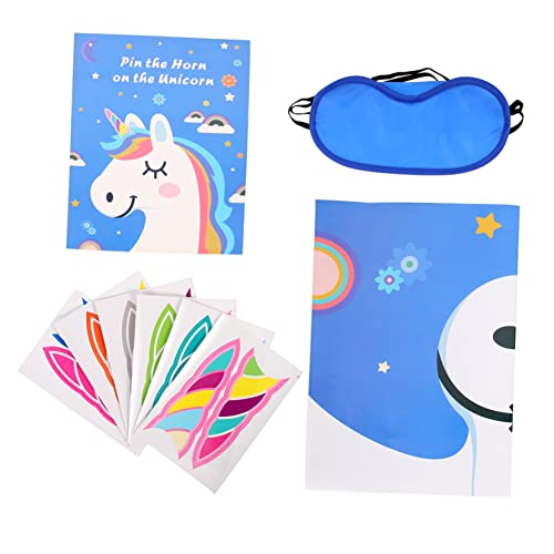 Abaodam Partyspiel Für Kinder – 1 Set Pin-spielset Mit Tresorhörnern Und Wandkunst Zur Dekoration von Abaodam