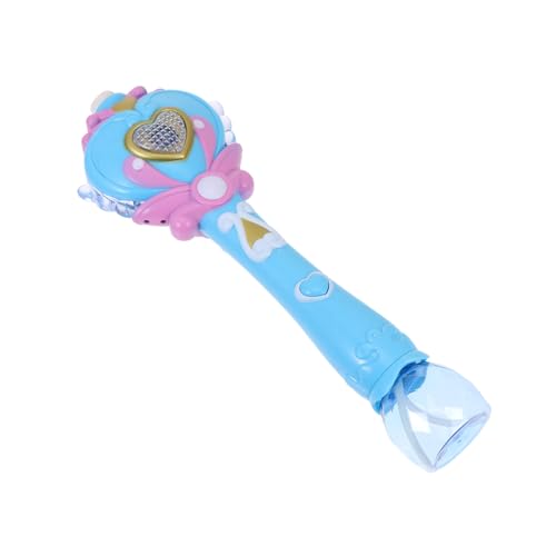 Abaodam 1 Satz Elektrische Musik Seifenblasenmaschine Fairy Stick Bubble Maker für Kreative Spielzeuge für Geburtstagsfeiern für Drinnen und Draußen Batteriebetrieben Blauen Farbton Abaodam 1 Satz Elektrische Musik Seifenblasenmaschine Fairy Stick Bubble Maker für Kreative Spielzeuge für Geburtstagsfeiern für Drinnen und Draußen Batteriebetrieben Blauen Farbton von Abaodam