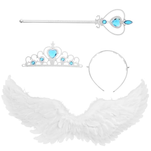Abaodam Requisiten-Set – Feenflügel Im Prinzessinnen-Stil Stirnband Und Set Für Frauen Cosplay Party Halloween von Abaodam
