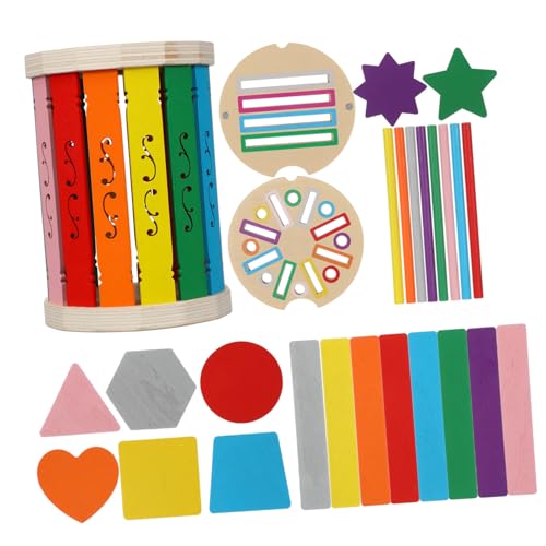 Abaodam 1 Satz Farbsortierspielzeug für Kleinkinder Montessori Lernspielzeug aus Robustem Holz Farbiges Sortierbecher für Motorische Fähigkeiten für Spielzimmer und Lernaktivitäten Abaodam 1 Satz Farbsortierspielzeug für Kleinkinder Montessori Lernspielzeug aus Robustem Holz Farbiges Sortierbecher für Motorische Fähigkeiten für Spielzimmer und Lernaktivitäten von Abaodam