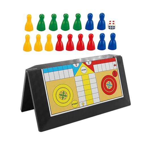 Abaodam 1 Satz Fliege Schachrätselspielzeug Intelligentes Flugschach Schachbrett Schach Brettspiele Flugschach Kinderschach Geometrisches Schachspiel Plastik von Abaodam