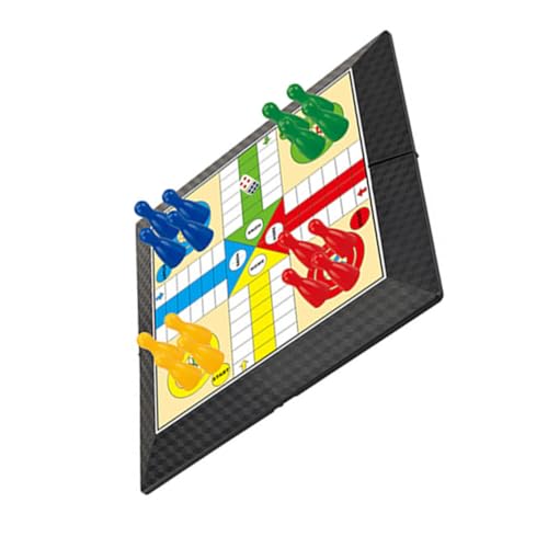 Abaodam 1 Satz Fliege Schachrätselspielzeug Reise Schachbrett Fliegendes Schachspielzeug Intellektuelles Schach Schachbretter Intelligentes Fliegendes Schachbrett Flugschach Plastik von Abaodam