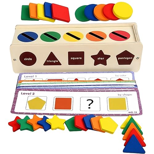 Abaodam Holzspielzeug – Lernspielzeug Für Kinder Formsortierer Mit Feinmotorik Pädagogisches Kinderspielzeug Für Kleinkinder Abaodam Holzspielzeug – Lernspielzeug Für Kinder Formsortierer Mit Feinmotorik Pädagogisches Kinderspielzeug Für Kleinkinder von Abaodam