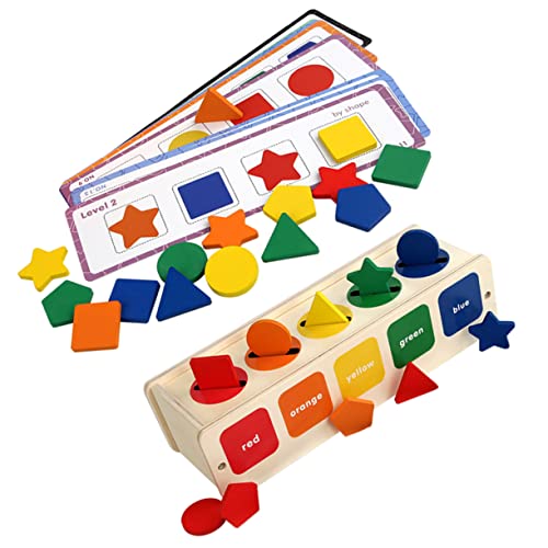 Abaodam 1 Satz Formsortierbox Pädagogisches Kinderspielzeug Kinderbedarf Formsortierer Kleinkindspielzeug Lustiges Kinderspielzeug Sinnesspielzeug Aus Holz Kinderzubehör Hölzern Colorful von Abaodam