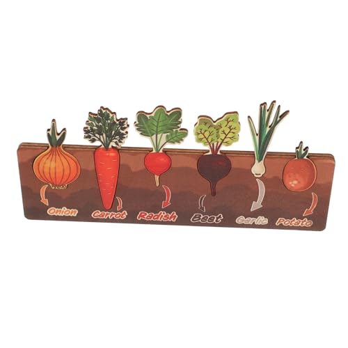 Abaodam 1 Satz Für Die Frühe Bildung Holzpuzzle Für Kleinkind Rätsel Kindertagesstättenspielzeug Holzpuzzles Für Kleinkind-Puzzle Blockrätsel Gemüse-Puzzle Hölzern Abaodam 1 Satz Für Die Frühe Bildung Holzpuzzle Für Kleinkind Rätsel Kindertagesstättenspielzeug Holzpuzzles Für Kleinkind-Puzzle Blockrätsel Gemüse-Puzzle Hölzern von Abaodam