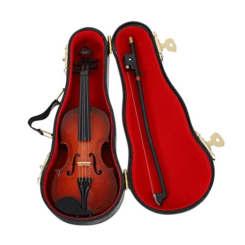 Abaodam 1 Satz Geigenmodell Mini-Dekoration Kleinste Geige Mini-musikinstrumente Geige Für Anfänger Miniaturinstrumente Mini-Bogen Musical Kleine Geige Bassgeige Geigenbogen Violine Linde Abaodam 1 Satz Geigenmodell Mini-Dekoration Kleinste Geige Mini-musikinstrumente Geige Für Anfänger Miniaturinstrumente Mini-Bogen Musical Kleine Geige Bassgeige Geigenbogen Violine Linde von Abaodam