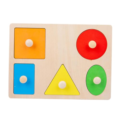 Abaodam Früherziehungsspielzeug Kinderpuzzle Holz-Tangram-Puzzles Praktisches Puzzle Für Jungen Mädchen Kleinkinder von Abaodam