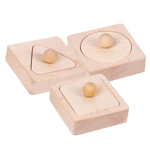 Abaodam 1 Satz Geometrische Bausteine sicherheitsleine für Toys klötzchen Holz Lernspielzeug Spielzeuge aus Holzklötzen Formen hölzern Abaodam 1 Satz Geometrische Bausteine sicherheitsleine für Toys klötzchen Holz Lernspielzeug Spielzeuge aus Holzklötzen Formen hölzern von Abaodam