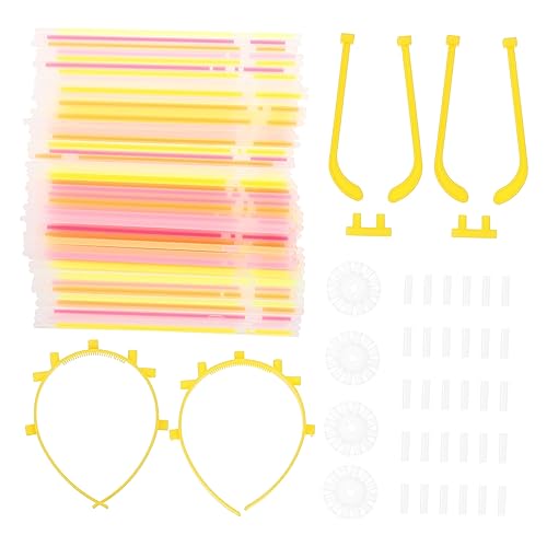 Abaodam 1 Satz Glühstäbe Party Leuchtendes Leuchtendes Armband Leuchtstäbe Masse Blinkende Stöcke Led-sticks Glühstock Camping-leuchtstab Dunkle Partyartikel Plastik von Abaodam