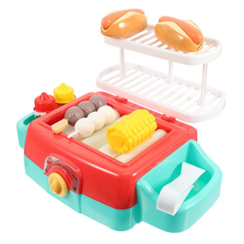 Abaodam 1 Satz Grill Spielzeugset für Simuliertes Küchenzubehör Kunststoff Grillspielzeug Rollenspielzeug für Eltern Junge Mädchen Interaktion und Kreative Lernspiele Junge und Jungen von Abaodam