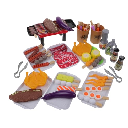 Abaodam 1 Satz Grillspielzeug Set für Teiliges BBQ Grill Kochspielzeug für Jungen und Mädchen Realistische Grillzubehör für Drinnen und Draußen Fördert Kreativität und Hand Auge Abaodam 1 Satz Grillspielzeug Set für Teiliges BBQ Grill Kochspielzeug für Jungen und Mädchen Realistische Grillzubehör für Drinnen und Draußen Fördert Kreativität und Hand Auge von Abaodam