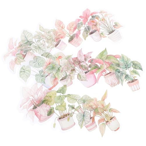 Abaodam 1 Satz Grüne Pflanzenaufkleber Scrapbook-pflanzenaufkleber Tagebuch-Aufkleber Mexikanische Brillendekoration Journaling-zubehör Dekorative Aufkleber Rosa Das Haustier Abaodam 1 Satz Grüne Pflanzenaufkleber Scrapbook-pflanzenaufkleber Tagebuch-Aufkleber Mexikanische Brillendekoration Journaling-zubehör Dekorative Aufkleber Rosa Das Haustier von Abaodam