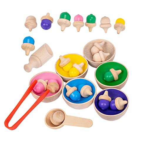 Abaodam 1 Satz Gyro-Farbklassifizierung Farbsortierspielzeug Zählspielzeug aus Holz für Regenbogen Holzspielzeug Buntes Holzspielzeug Gyroskope auf Tassenspielzeug passende Tasse Abaodam 1 Satz Gyro-Farbklassifizierung Farbsortierspielzeug Zählspielzeug aus Holz für Regenbogen Holzspielzeug Buntes Holzspielzeug Gyroskope auf Tassenspielzeug passende Tasse von Abaodam