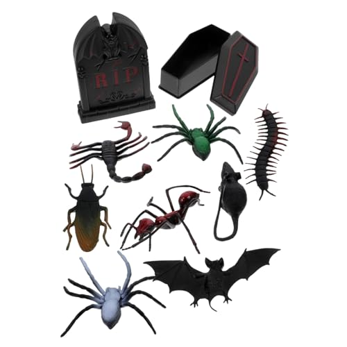 Abaodam 1 Satz Halloween Miniatur Dekoration Grabsteine Tierfiguren Halloween Party Deko für DIY Projekte und Gruselige Miniatur Landschaften Abaodam 1 Satz Halloween Miniatur Dekoration Grabsteine Tierfiguren Halloween Party Deko für DIY Projekte und Gruselige Miniatur Landschaften von Abaodam