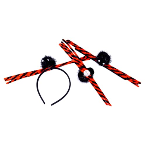 Abaodam 1 Satz Halloween Spider Slap Armband Teiliges mit Brustnadel und Haarreif Kreative Dekoration für Halloween Partys Sicherer und Bequemer Abaodam 1 Satz Halloween Spider Slap Armband Teiliges mit Brustnadel und Haarreif Kreative Dekoration für Halloween Partys Sicherer und Bequemer von Abaodam