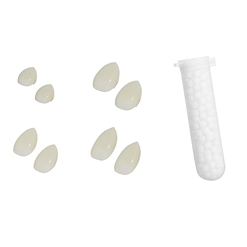 Abaodam 1 Satz Halloween Vampirzähne Fangs für Cosplay Partys Sicheres Resin Material Verschiedene Zubehör für Halloween Maskeraden von Abaodam