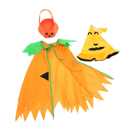Abaodam 1 Satz Halloween-kürbis-Schalen Kürbistasche Halloween-kostüm Für Halloween-umhang Kürbishut Kap Kürbis-umhang Halloweenkostüm Halloween-kostüme Für Stoff Abaodam 1 Satz Halloween-kürbis-Schalen Kürbistasche Halloween-kostüm Für Halloween-umhang Kürbishut Kap Kürbis-umhang Halloweenkostüm Halloween-kostüme Für Stoff von Abaodam