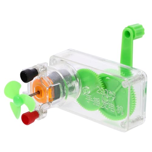 Abaodam 1 Satz Handkurbelgenerator DIY Experimentierkasten für Wissenschaftsprojekt zur Energieumwandlung Tragbar für Drinnen und Draußen Fördert und Physikalisches Verständnis Abaodam 1 Satz Handkurbelgenerator DIY Experimentierkasten für Wissenschaftsprojekt zur Energieumwandlung Tragbar für Drinnen und Draußen Fördert und Physikalisches Verständnis von Abaodam