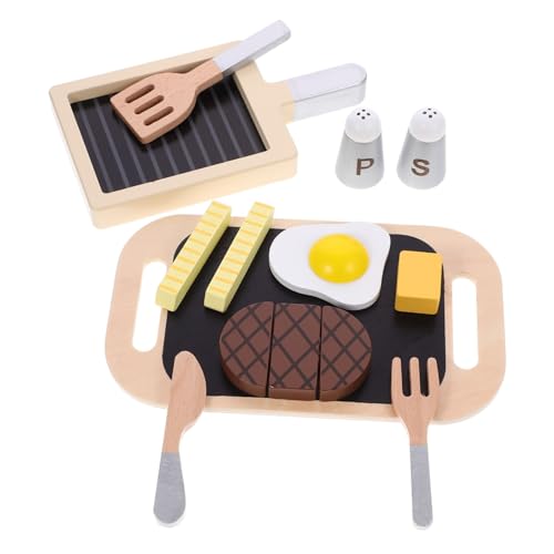 Abaodam 1 Satz Holzgeschnittenes Steak Party Kleinkinder Fotografie-Requisiten Gefälschtes Steak- Spielzeugküchenzubehör Mini-Steak Aus Holz Holzspielzeug Hölzern Abaodam 1 Satz Holzgeschnittenes Steak Party Kleinkinder Fotografie-Requisiten Gefälschtes Steak- Spielzeugküchenzubehör Mini-Steak Aus Holz Holzspielzeug Hölzern von Abaodam