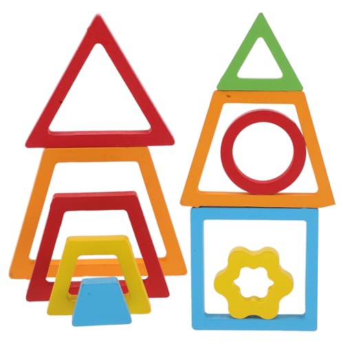 Abaodam 1 Satz Holzpuzzle für Kleinkinder Geometrisches Formensteckspiel Montessori Lernspielzeug für Frühe Bildung Sicheres und Tragbares mit Bunten Farben Koordination und Feinmotorik Abaodam 1 Satz Holzpuzzle für Kleinkinder Geometrisches Formensteckspiel Montessori Lernspielzeug für Frühe Bildung Sicheres und Tragbares mit Bunten Farben Koordination und Feinmotorik von Abaodam