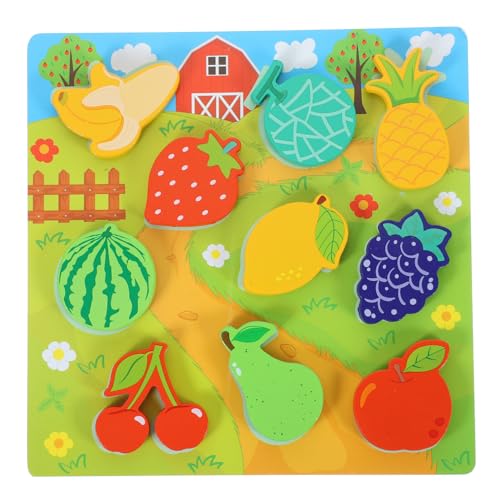 Abaodam 1 Satz Holzpuzzle für Pädagogisches Lernspielzeug Holzspielzeug Fördert Kreativität und Konzentration für Kleinkinder und Vorschüler von Abaodam