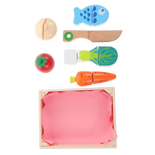 Abaodam 1 Satz Holzspielzeug Set für Holz Früchte und Gemüse Schneide mit Aufbewahrungsschale Rollenspiel für Kreative Küchenabenteuer Fördert Frühe Entwicklung und Lernfähigkeiten Abaodam 1 Satz Holzspielzeug Set für Holz Früchte und Gemüse Schneide mit Aufbewahrungsschale Rollenspiel für Kreative Küchenabenteuer Fördert Frühe Entwicklung und Lernfähigkeiten von Abaodam