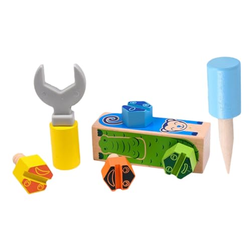 Abaodam 1 Satz Holzspielzeug Zerlegen Kinderspielzeug Schraubenspielzeug Erkennungsspielzeug Schraube Pädagogisches Hölzern Abaodam 1 Satz Holzspielzeug Zerlegen Kinderspielzeug Schraubenspielzeug Erkennungsspielzeug Schraube Pädagogisches Hölzern von Abaodam
