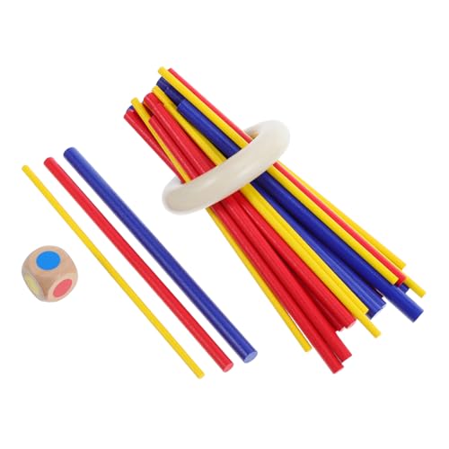 Abaodam 1 Satz Holzspielzeug für Erwachsene Montessori Stapelspiel Koordination und Geduld für Familien und Gruppenspiele von Abaodam