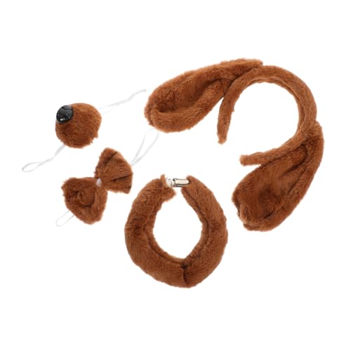 Abaodam 1 Satz Hundebekleidung camoing kinderkleidung Kostümzubehör Costume Nase Kostüme Windhund Dickie Pfote Partydekorationen Tierstirnband dekorativer Stoff von Abaodam