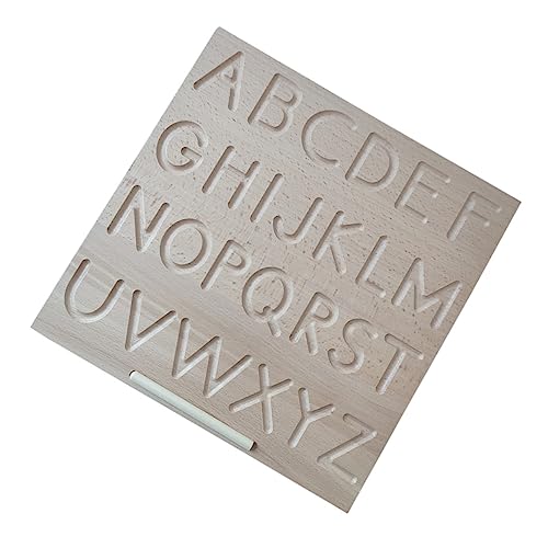 Abaodam 1 Satz Kalligrafie Zum Üben Von Holzrillen Alphabet- Kognitives Für Lernspielzeug Für Bildungsspielzeug Englisch Lernen Hölzern Beige Abaodam 1 Satz Kalligrafie Zum Üben Von Holzrillen Alphabet- Kognitives Für Lernspielzeug Für Bildungsspielzeug Englisch Lernen Hölzern Beige von Abaodam