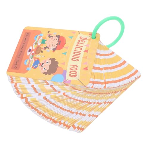 Abaodam 1 Satz Karten zur Sensibilisierung für Lebensmittel Babyspielzeug Phonetik-Flash-Karten Kleinkind Kartenspiele kinderspielzeug Lernzubehör interessante Karten Papier Yellow Abaodam 1 Satz Karten zur Sensibilisierung für Lebensmittel Babyspielzeug Phonetik-Flash-Karten Kleinkind Kartenspiele kinderspielzeug Lernzubehör interessante Karten Papier Yellow von Abaodam