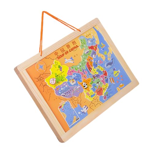 Abaodam 1 Satz Kartenrätsel kinderpuzzle holzspielzeug Puzzles für Kleinkinder Holz Puzzle China-Karte Karten für Weltkarte interaktive Kinderkarte hölzern Abaodam 1 Satz Kartenrätsel kinderpuzzle holzspielzeug Puzzles für Kleinkinder Holz Puzzle China-Karte Karten für Weltkarte interaktive Kinderkarte hölzern von Abaodam