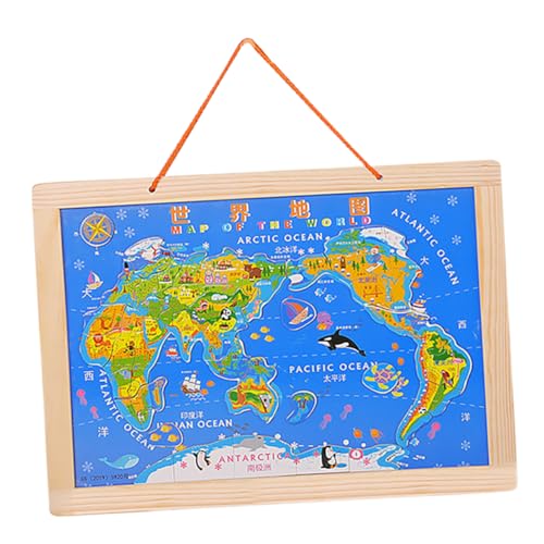Abaodam 1 Satz Kartenrätsel kinderpuzzle holzspielzeug lernspielzeug Kindergarten interaktives Rätsel für Kinderkarte Weltkarte für hölzern Abaodam 1 Satz Kartenrätsel kinderpuzzle holzspielzeug lernspielzeug Kindergarten interaktives Rätsel für Kinderkarte Weltkarte für hölzern von Abaodam