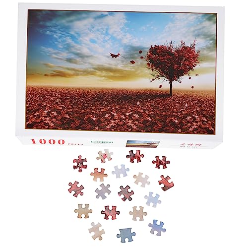 Abaodam 1 Satz Kinderpuzzle Lernspielzeug für Puzzlespielzeug Papierpuzzle-Landschaft von Abaodam