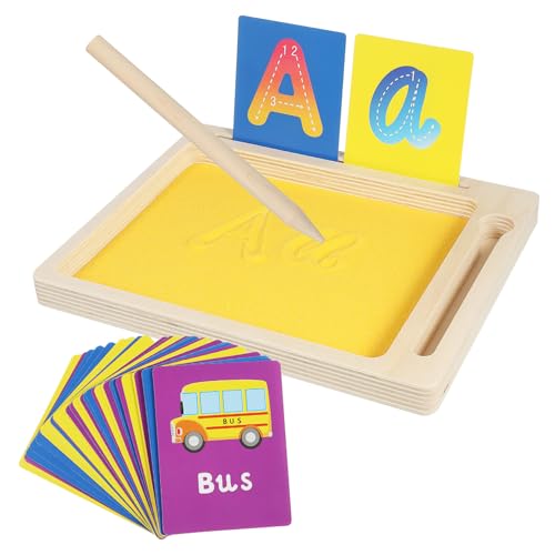 Abaodam 1satz Sand Schreibtablett Für Junge Mädchen Montessori Lernspielzeug Zur Buchstabenbildung Kreatives Schreiben Und Zeichnen Für Vorschulkinder Sensorisches Spielzeug Für Abaodam 1satz Sand Schreibtablett Für Junge Mädchen Montessori Lernspielzeug Zur Buchstabenbildung Kreatives Schreiben Und Zeichnen Für Vorschulkinder Sensorisches Spielzeug Für von Abaodam