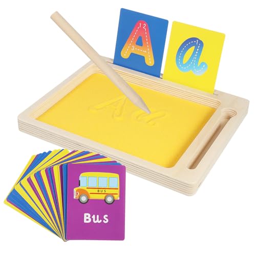 Abaodam 1 Satz Kinderschreibunterrichtshilfen Schreibtafel Für Aufkleber Werkzeugrinde Sand Tragbare Rinde Zum Sandkratzen Sandkästen Mini-lineal Hölzern Abaodam 1 Satz Kinderschreibunterrichtshilfen Schreibtafel Für Aufkleber Werkzeugrinde Sand Tragbare Rinde Zum Sandkratzen Sandkästen Mini-lineal Hölzern von Abaodam