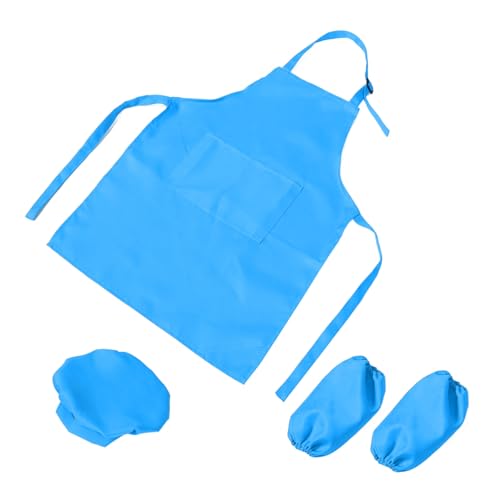 Abaodam 1 Satz Kinderschürze Schürze Für Schürzen Für Koch Kostüm Kochschürze Kinderkoch Küchenzubehör Für Backschürzen Kochzubehör Polyester Sky-Blue Abaodam 1 Satz Kinderschürze Schürze Für Schürzen Für Koch Kostüm Kochschürze Kinderkoch Küchenzubehör Für Backschürzen Kochzubehör Polyester Sky-Blue von Abaodam