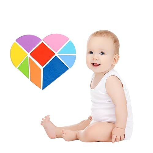 Abaodam 1 Satz Kinderspielzeug Tangram interaktives Kreatives Lernspielzeug holzsteckpuzzel holzspielzeug Kinderfrühes Lernspielzeug pädagogisches Colorful Abaodam 1 Satz Kinderspielzeug Tangram interaktives Kreatives Lernspielzeug holzsteckpuzzel holzspielzeug Kinderfrühes Lernspielzeug pädagogisches Colorful von Abaodam