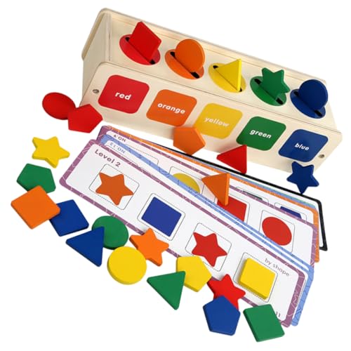 Abaodam 1 Satz Klassifikations-lernbox Lernspielzeug Für Lernspielzeug Für 2 Jährige Formen Holzspielzeug Für 2 Jährige Zur Farbklassifizierung Hölzern Abaodam 1 Satz Klassifikations-lernbox Lernspielzeug Für Lernspielzeug Für 2 Jährige Formen Holzspielzeug Für 2 Jährige Zur Farbklassifizierung Hölzern von Abaodam
