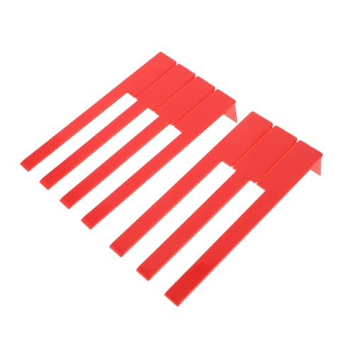 Abaodam 1 Satz Klaviertastenhaut Klavierabdeckung Handklaviertasten Klaviertastatur Klavier-Tuning-kit Schneller Klavierkalender Aufhänger Für Klaviertasten Klavierschloss Rot Plastik von Abaodam