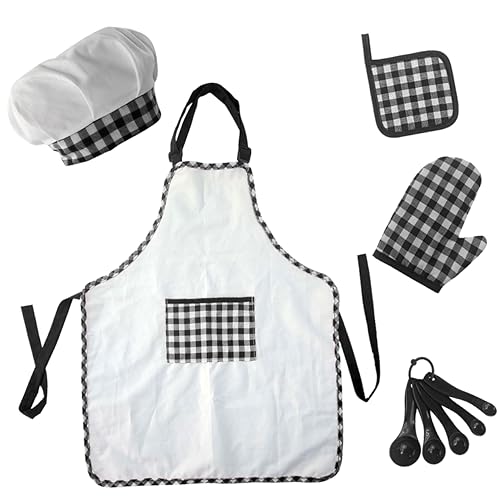 Abaodam Junge Mädchen Kochschürze Mit Nackengurt Von Küchenschürzen Für Kleinkinder Aus Hochwertigem Material Formstabil Und Knitterfest von Abaodam