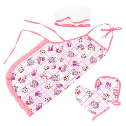 Abaodam 1 Satz Kochset für kinderkochmütze kochmützen für zubehör für kinderküche Schutzanzug Werkzeug Kochen Schürzen Kochschürze und Hut für Stoff Rosa Abaodam 1 Satz Kochset für kinderkochmütze kochmützen für zubehör für kinderküche Schutzanzug Werkzeug Kochen Schürzen Kochschürze und Hut für Stoff Rosa von Abaodam