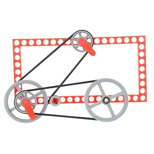 Abaodam 1 Satz Kreatives DIY für Lehrreiches Modell zum Prinzip der Fahrradrotation mit und Riemenscheibe für Experimente und Unterrichtsmaterialien von Abaodam