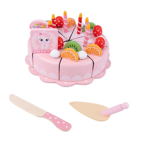 Abaodam 1 Satz Kuchen Outdoor- Für Küche Schneiden Lebensmittel Schneidendes Rollenspiel Traktorspielzeug Für Jungen Kinderspielzeug Rosa Hölzern Abaodam 1 Satz Kuchen Outdoor- Für Küche Schneiden Lebensmittel Schneidendes Rollenspiel Traktorspielzeug Für Jungen Kinderspielzeug Rosa Hölzern von Abaodam