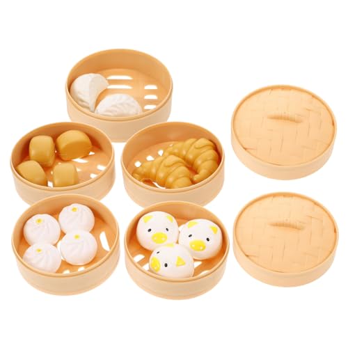 Abaodam 1 Satz Küchen mit Dampfenden Baozi und Frühstücksmodellen Interaktives Rollenspiel für Teiliges für Kreative Küchenspiele Geeignet für Puppenhaus Zubehör Abaodam 1 Satz Küchen mit Dampfenden Baozi und Frühstücksmodellen Interaktives Rollenspiel für Teiliges für Kreative Küchenspiele Geeignet für Puppenhaus Zubehör von Abaodam