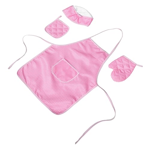 Abaodam 1 Satz Küchenschürze für Küchenschürzen für Kochschürze für Kind Kochschürzen Kochspielzeug Set Plüsch Kochmütze Backkits Kochset für Mädchen Polyester Rosa Abaodam 1 Satz Küchenschürze für Küchenschürzen für Kochschürze für Kind Kochschürzen Kochspielzeug Set Plüsch Kochmütze Backkits Kochset für Mädchen Polyester Rosa von Abaodam