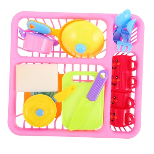 Abaodam Miniatur-küchenset Für Kinder Kochgeschirr-zubehör-Set Leuchtende Farben Abaodam Miniatur-küchenset Für Kinder Kochgeschirr-zubehör-Set Leuchtende Farben von Abaodam